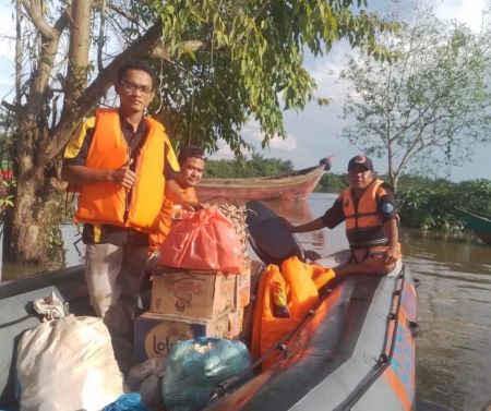Warga Sei Toras Terdampak Banjir Butuh Bantuan Perahu
